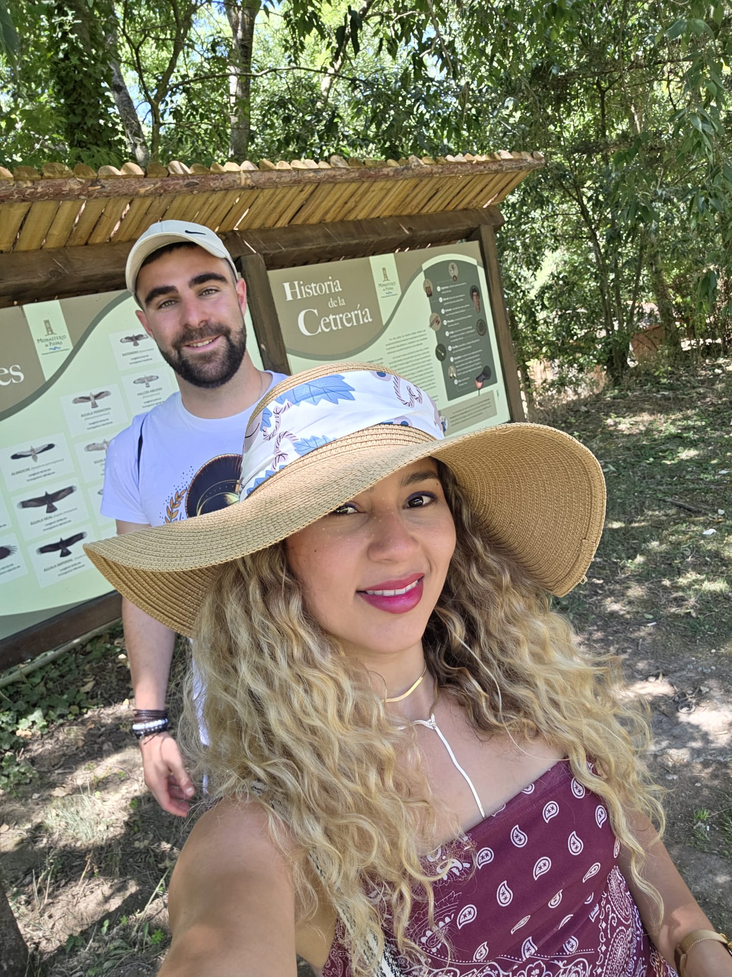 Carla en la naturaleza